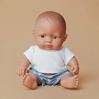 POUPÉE BÉBÉ GARÇON 21 CM « MES AMIS ET MOI »