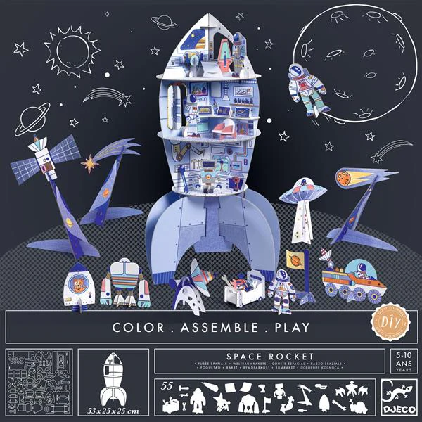 COLOR ASSEMBLE PLAY "FUSÉE SPATIALE" – Image 2