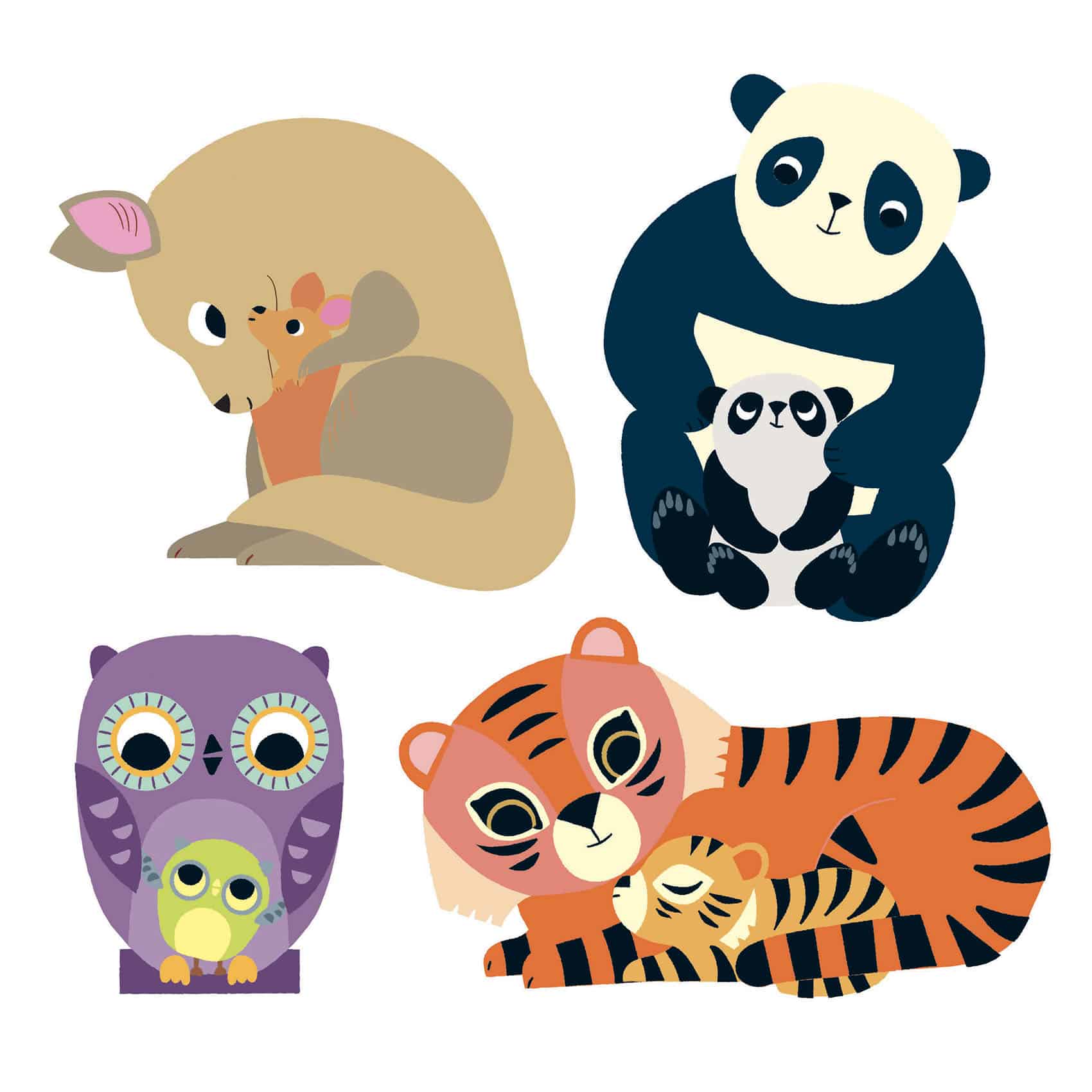 GOMMETTES ANIMAUX +18 MOIS DJ09077 Djeco – Image 2