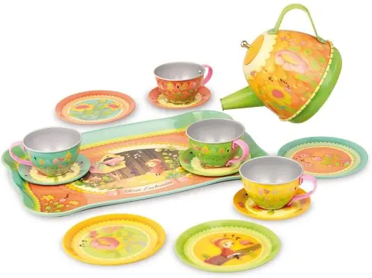Dinette musicale, dinette en métal pour enfant VILAC – Image 3
