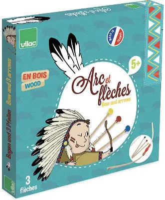Ensemble arc et flèches en bois VILAC