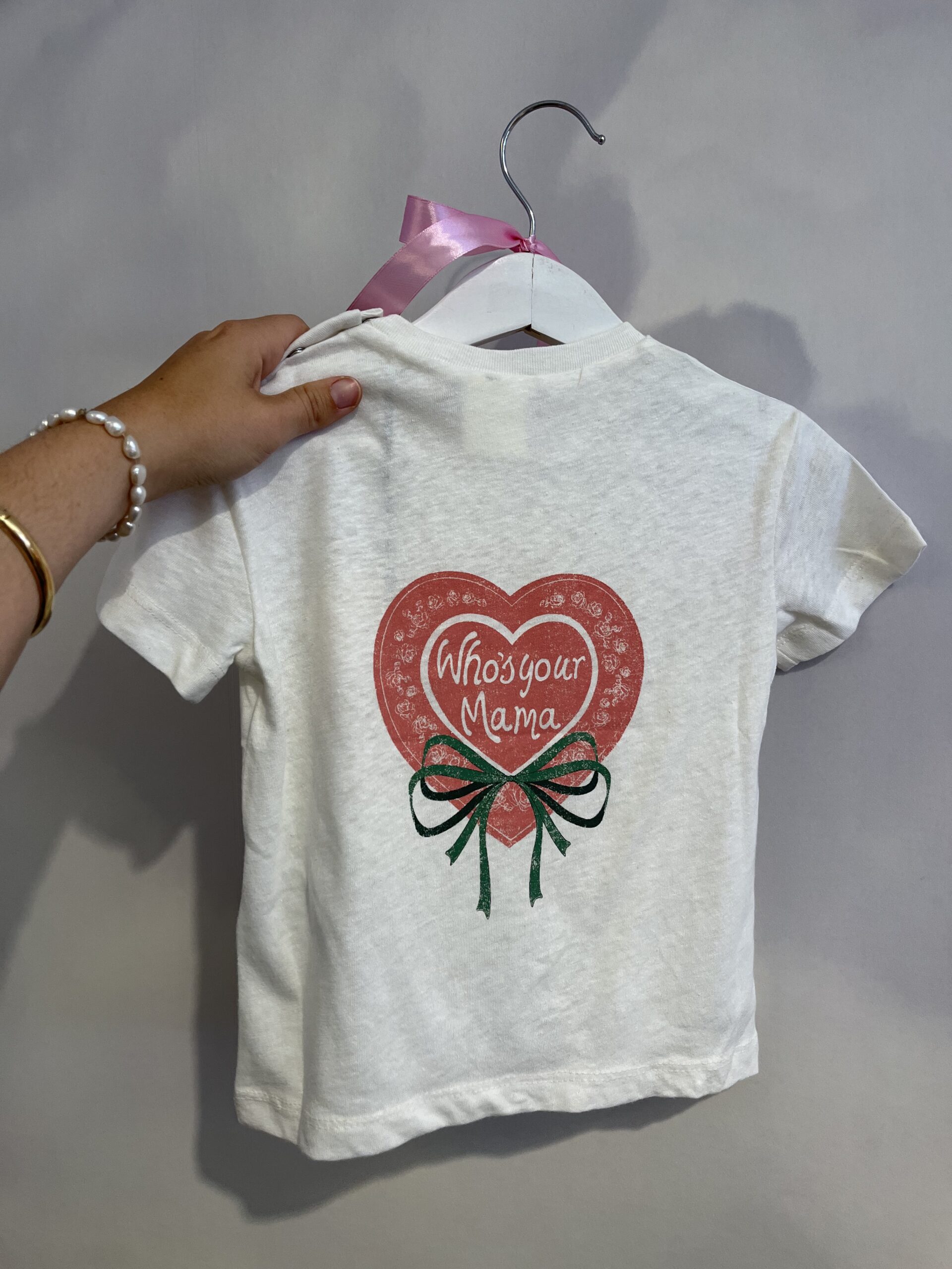 T-shirt lin et coton Who’s your mama – Image 2