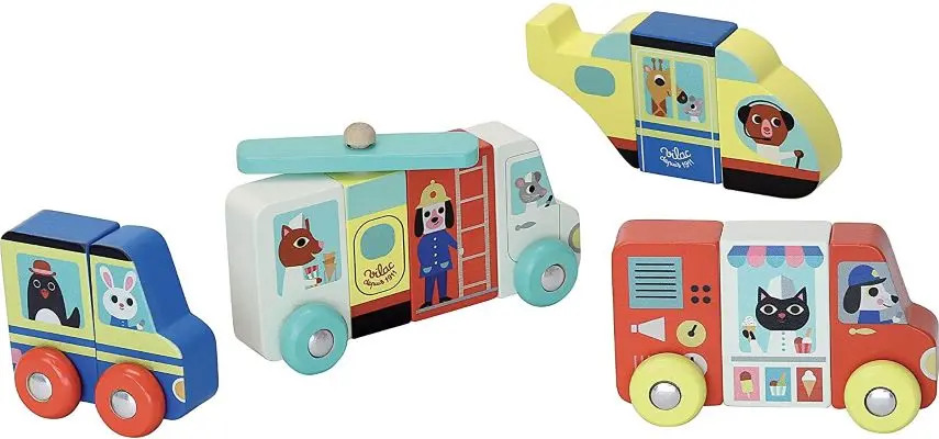 Rigol'camion Ingela P.Arrhenius, camions en bois aimantés – Image 2