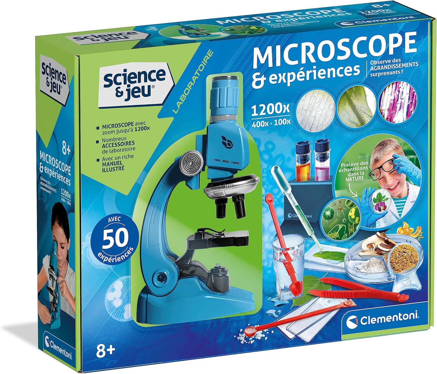 La science au microscope pour enfant CLEMENTONI
