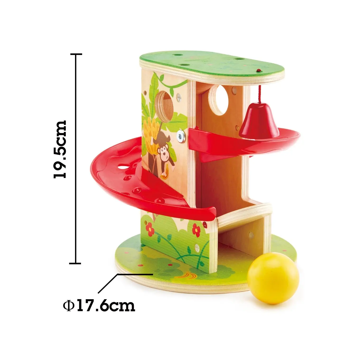 Toboggan de la jungle, jouet éducatif en bois – Image 3