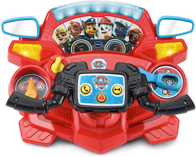 VTech la Pat’ Patrouille, Mission Pilote 2 en 1, Simulateur de Conduite