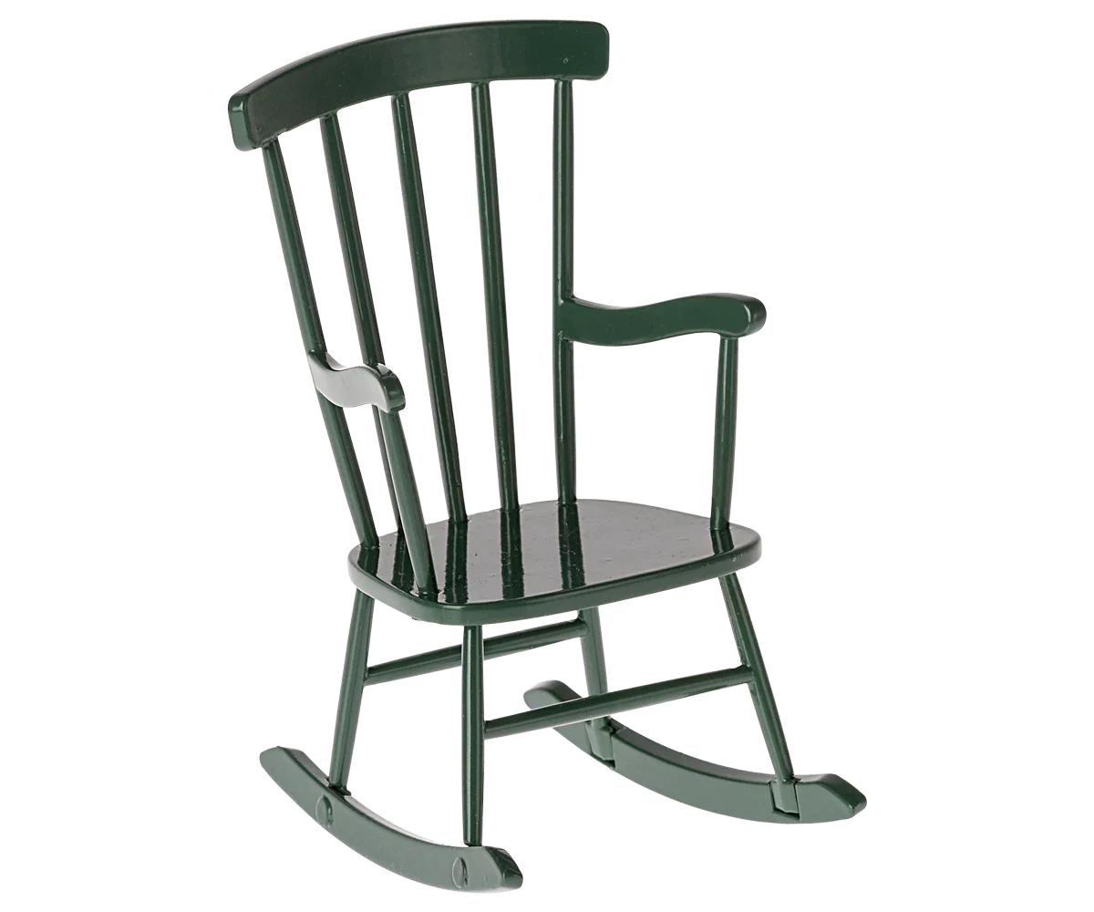 CHAISE BERÇANTE VERT FONCÉ POUR SOURIS – Image 2