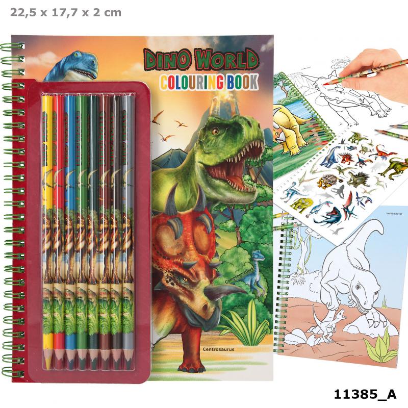 LIVRE DE COLORIAGE Dino World