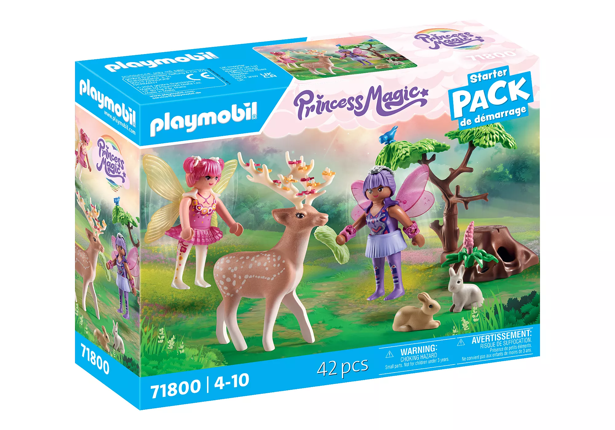 DUO DE FÉES AVEC ANIMAUX DE LA FORÊT "PRINCESS MAGIC" – Image 2