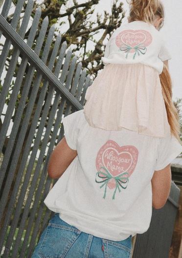 T-shirt lin et coton Who’s your mama – Image 5