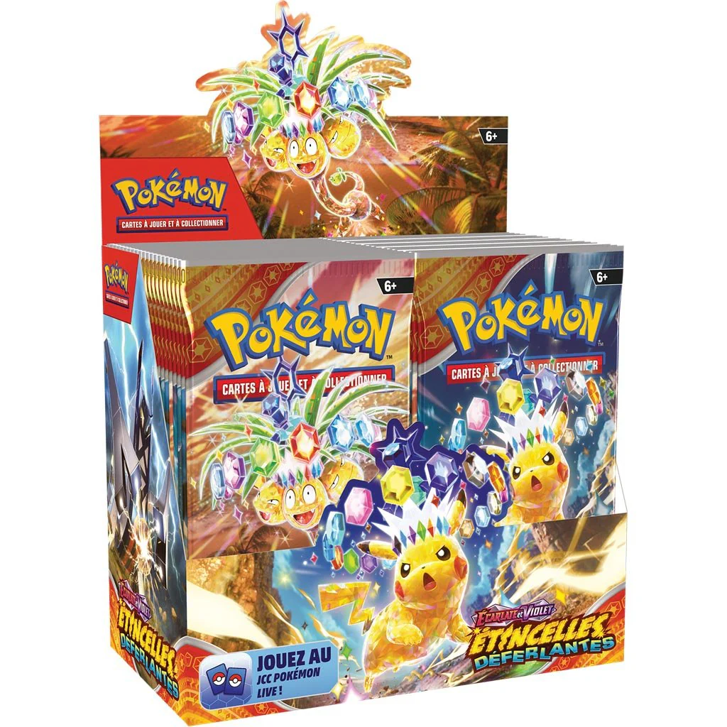 Pokémon EV08 : Ecarlate et Violet - Étincelles Déferlantes - Booster – Image 2