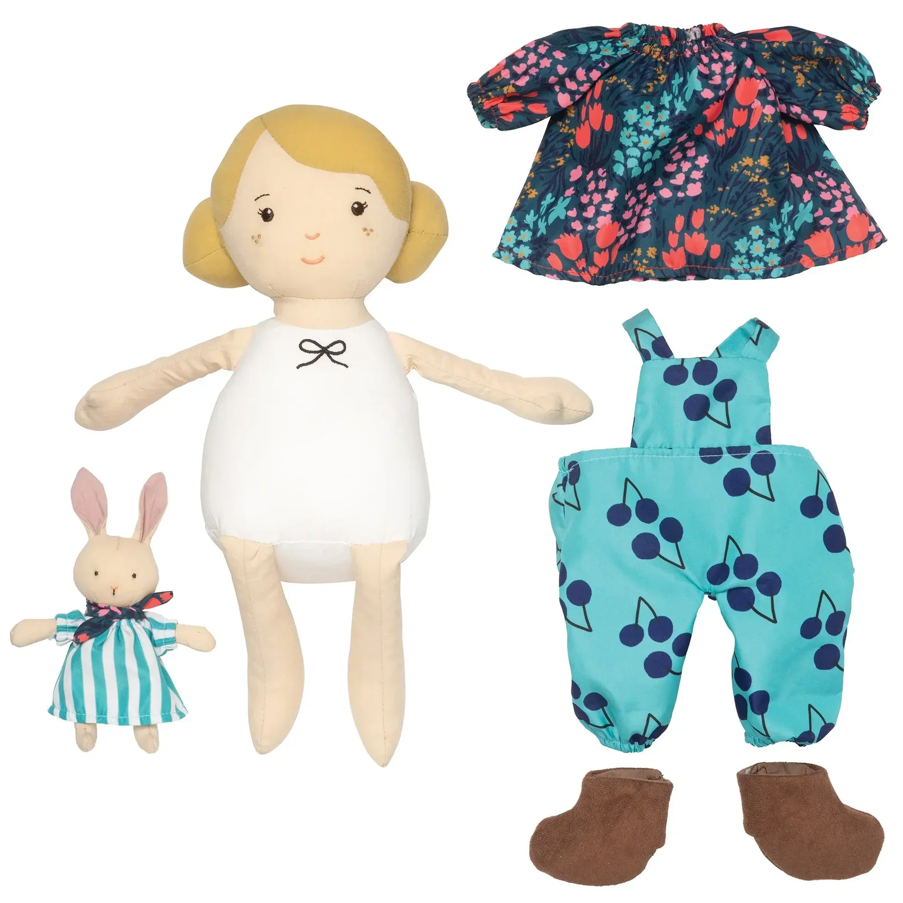 POUPÉE EN PELUCHE OLLIE AVEC LAPIN "PLAYDATE FRIENDS" – Image 2