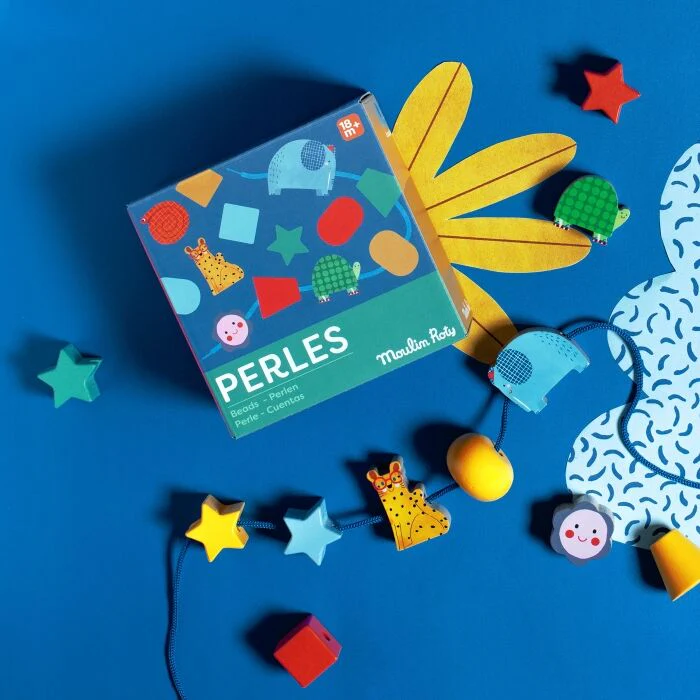 JEU DE PERLES EN BOIS À ENFILER "LES TOUPITIS" – Image 2