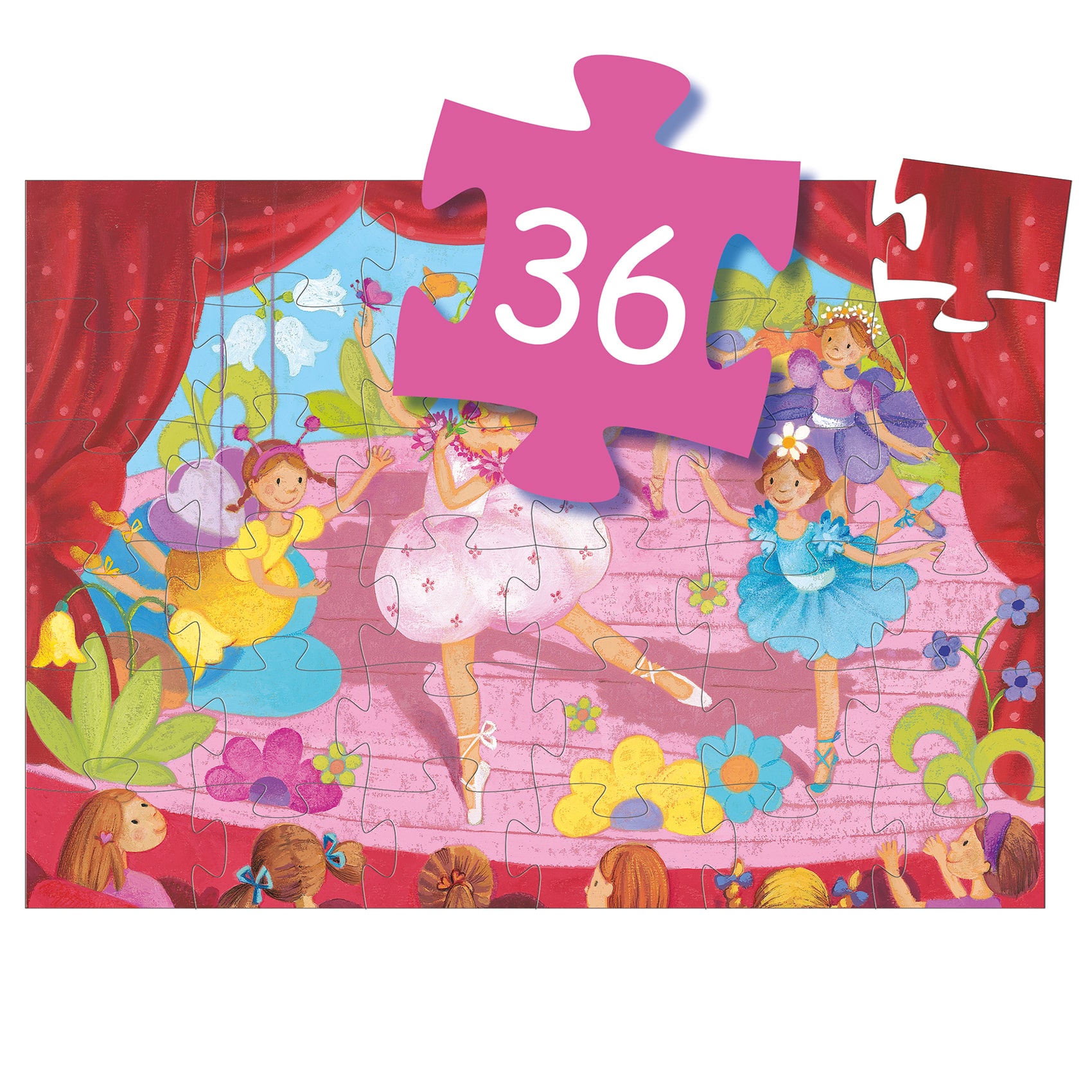 PUZZLE BALLERINE 36 pcs DJ07227 Djeco – Image 3
