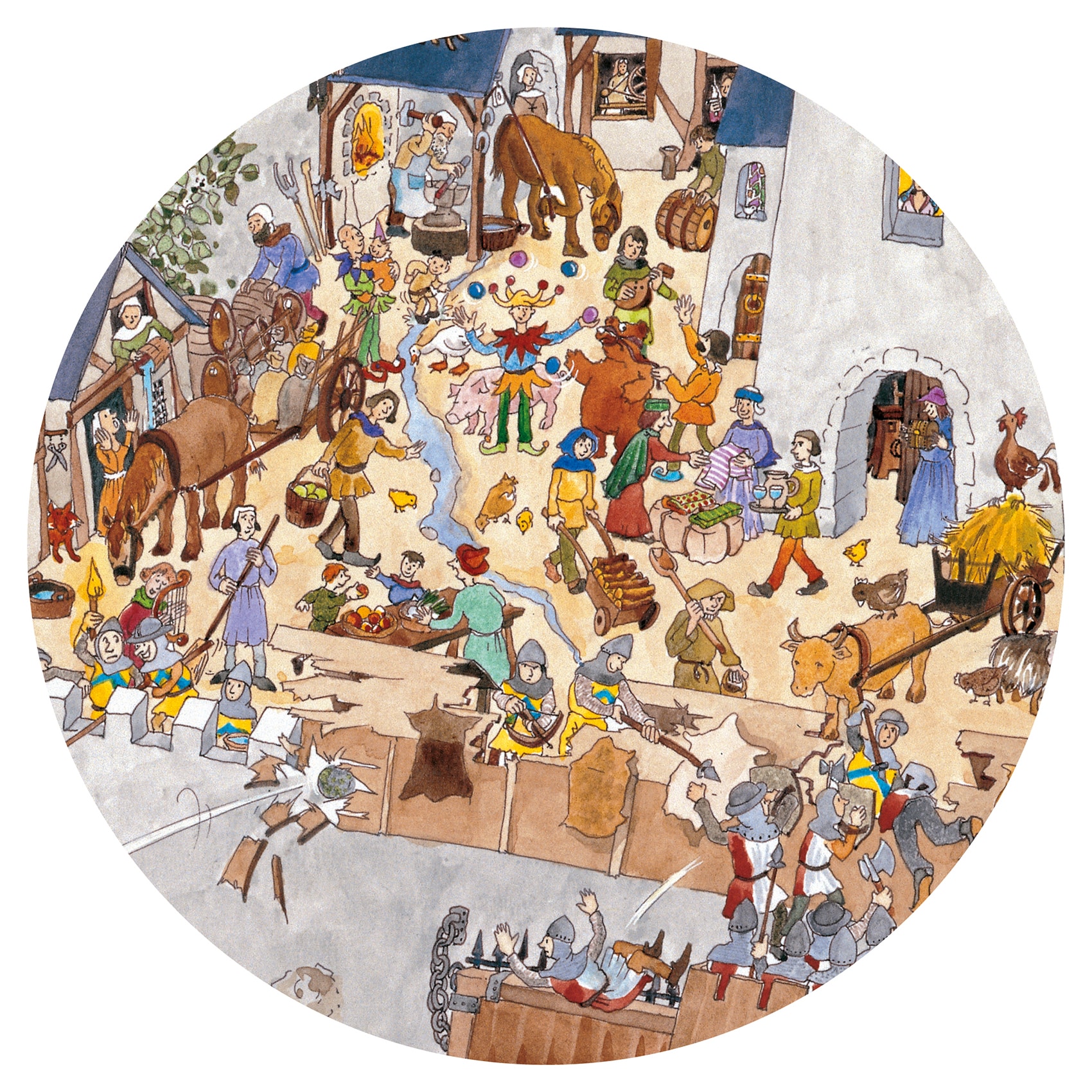 PUZZLE CHÂTEAU-FORT 100 pcs DJ07503 Djeco – Image 4