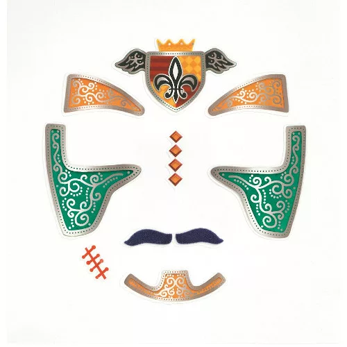 STICKERS VISAGE REPOSITIONNABLES "CHEVALIER" – Image 2